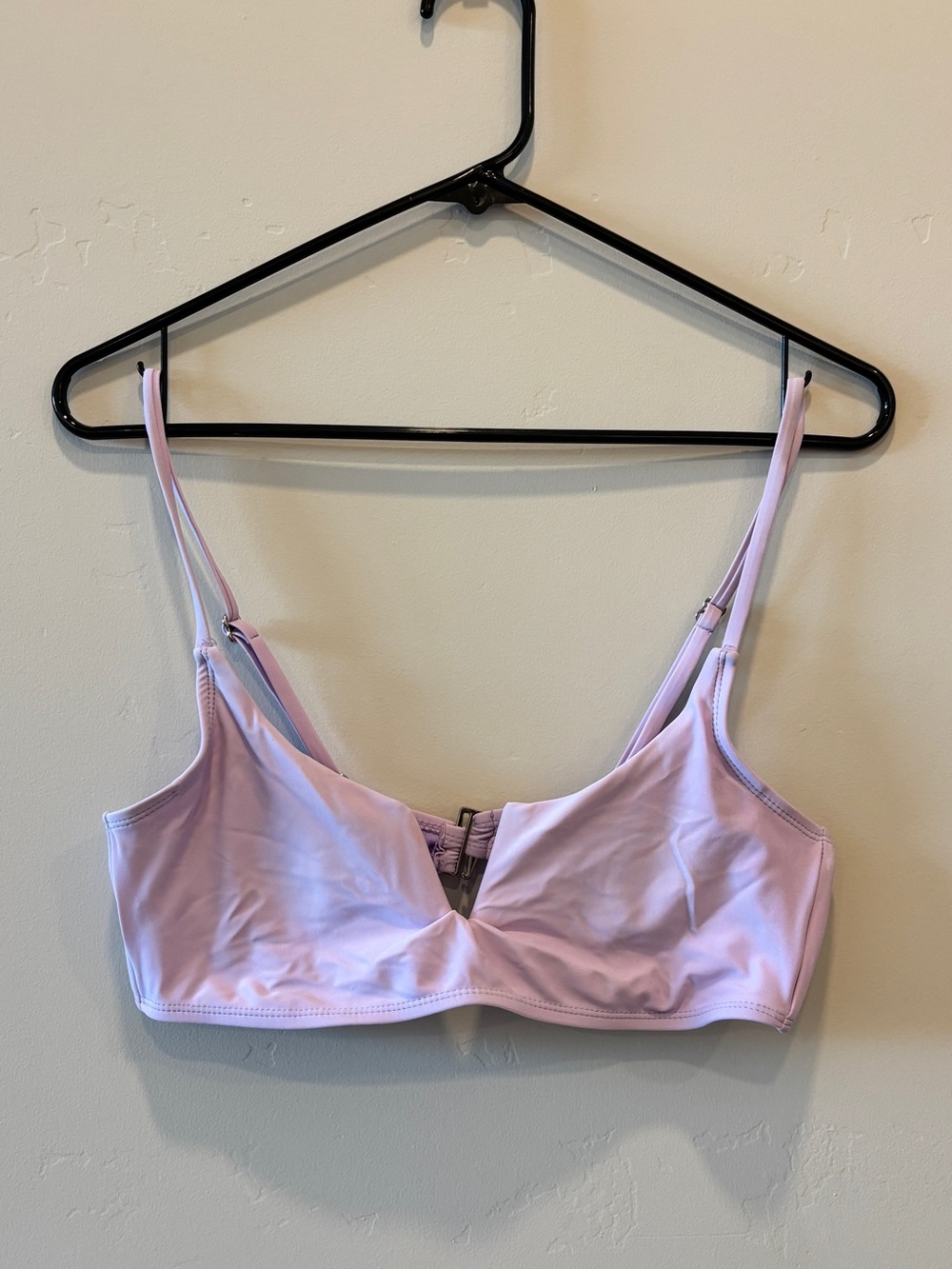 Heat Purple Bathing suit bra Top Size Large